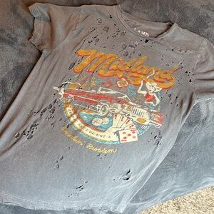 Midland Graphic Gray Muscle Tee